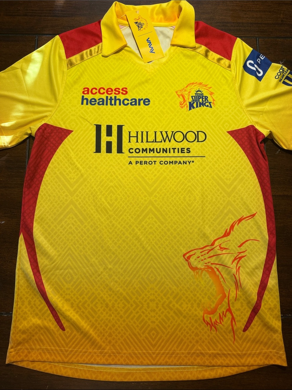 Chennai Super Kings Men’s Yellow Cricket Jersey by